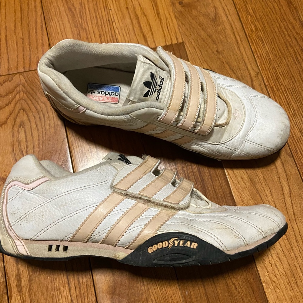 Adidas White and pink Sneakers